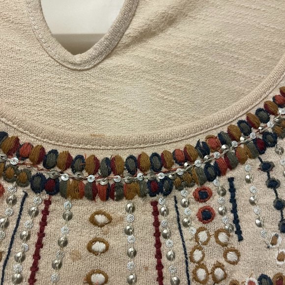 Anthropologie Akemi + Kin Mirabelle Embroidered Top - Picture 4 of 5